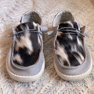 Cow Print Custom Hey Dudes